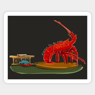 Kingston the big lobster Sticker